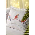 DOQU HOME Lara Pike Takımı Monet Çift Kişilik - Beyaz