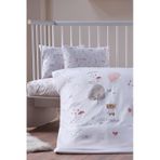 Doqu Home Nakışlı Bebek Nevresim Takımı - Pretty Bear
