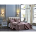 Doqu Home Napoli Yatak Örtüsü Tek Kişilik - Pudra - 180 x 260 cm