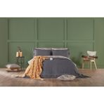 Doqu Home Parma Çift Kişilik Yatak Örtüsü - Gri - 260 x 270 cm