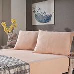 DOQU HOME Penye Tek Kişilik Kingsize Çarşaf Takımı - Somon