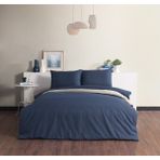 Doqu Home Pure Line Nevresim Takımı Çift Kişilik - Lacivert - 200 x 220 cm