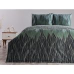 DOQU HOME Ranforce Leaf Nevresim Takımı Çift King Size - Yeşil