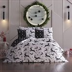 DOQU HOME Ranforce New Year Tek Kişilik King Size Nevresim Takımı
