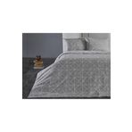 Doqu Home Ranforce Polka Tek Kişilik Gri 160x200 cm Nevresim Takımı