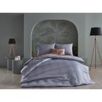 Doqu Home Saten Artline Çift Kişilik Nevresim Takımı - Gri - 200 x 220 cm