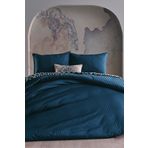 DOQU HOME Saten Artline Nevresim Takımı Çift King Size - Mavi