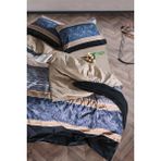 Doqu Home Saten Nevresim Takımı Clair Çift Kişilik - Bej - 200 x 220 cm
