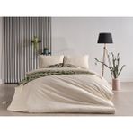 Doqu Home Sofia Çift Kişilik Nevresim Takımı - Bej - 220 x 240 cm