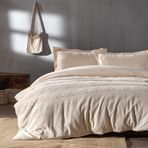 DOQU HOME Tek Kişilik Nevresim Takımı Carla - Krem