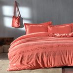 DOQU HOME Tek Kişilik Nevresim Takımı Carla - Nar Çiçeği