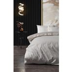 Doqu Home Zelda Nakışlı Pudra Çift Kişilik 200x220 cm Nevresim Takımı