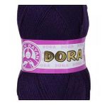 Dora 060 Koyu Mor 100 gr Dora El Örgü İpi Yünü