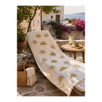 DORA COLLECTİON MUĞLA Yaprak detay müslin peştemal