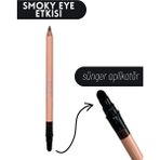 Dora Joy Smoky Göz Kalemi 06 Teddy Bear Kahverengi Sünger Aplikatörlü Uzun Süre Kalıcı Özellik