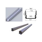 Dora Led Alüminyum Boş Kasa LED Profil Yerli Kasa - LED Bar Kasa Opak CAM-180CM