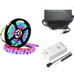 Dora Led WS2811 ARGB Pixel Şerit LED 5m Wifi Kontrol sp108+adaptör (SP108E)