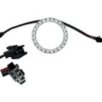 Dora Led WS2812B Matrix Dijital Yuvarlak Pixel LED 24 LED Halka Argb Magic LED Ayrı Ayrı Adresli Matrix Ekran 5V Dış Çap 73 mm İç Çap 54 mm