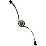 Dora Led WS2812B Matrix Dijital Yuvarlak Pixel Led 8 Led Halka RGB Led Ayrı Ayrı Adresli Matrix Ekran 5V Dış Çap 28mm İç Çap 13mm