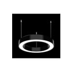 DORA LED Yuvarlak Lineer Aydınlatma Siyah Kasa Natural Beyaz Işık 100 Cm Simit Led Armatür