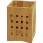 Dora Shopping Bambu Mutfak Organizeri, Kare 10×10 Cm, Pencereli Düzenleyici Kutusu - Standart