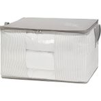 Dora Shopping Büyük Boy Pvc Pencereli Gri Çizgili Stuff & Things Hurç 60 x 43 x 35 cm - Standart