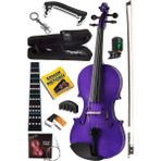 Dora Shopping HGA44PU-PAK 4/4 Tam Boy Keman Seti (Yastık Tuner Susturucu Yay Reçine Yedek Tel Metod) - Standart
