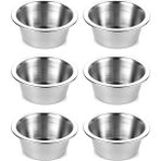 Dora Shopping Kt Sosluk 6 Lı Paslanmaz Mini Kase Lokumluk Reçellik Çerezlik Sosluk 6 Adet 8 cm Metal - Standart