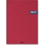 Dora Shopping Lé 2017115/1 Kraft Defter Sert Kapaklı, Spiralli, 1.hamur Kağıt, 200 Sayfa, Bordo - Standart