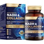 Dora Shopping Nadh & Collagen | Tip I-Iıı Kolajen + Nadh + Hyaluronik Asit | Cilt, Saç, Tırnak Enerji | 60 Tablet - Standart