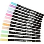 Dora Shopping Zıg Graphic Twin Marker-Set, Pastellfarben, 12 Stück - Standart