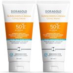 Doragold 50 Spf Leke Karşıtı, Nem Desteği Çok Yönlü Güneş Kremi Tüm Cilt Tipleri 50 ml 2'li Set