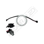 Doraled WS2812B ARGB Magic Matrix Ekran 5V Dijital Yuvarlak Pixel 24 Led Halka 73 x 54 MM