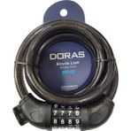 Doras Doras Şifreli Bisiklet Kilidi B3120 - Antrasit