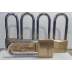 Doras Ersa 5'Li Set Uzun Kanca Pas Pirinç Asma Kilit 50 Mm