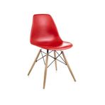 Dorcia Home Kırmızı Eames Sandalye - Cafe Balkon Mutfak Sandalyesi