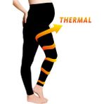 Dore Hamile Termal Tayt Kadın Çorap - Siyah