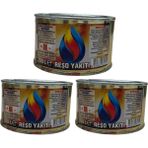 Dore Home Reşo Yakıtı 200 gr – Kokusuz Dumansız Mavi Alev Isıtıcı Yakıt | Mangal, Soba, Şömine, Kamp ve Barbekü Tutuşturucu - 3 Adet