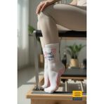 Dore Kadın Yeni Sezon Yoga Sports Trend Model Pilates ve Yoga Kaydırmaz Tabanlı Çorap - 36 - 39 - Pembe