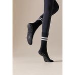 Dore Kaydırmaz Tabanlı Yoga ve Pilates Çorabı 1 Çift Siyah Renk Yüksek Pamuk ve Polyester - 36 - 39