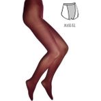 Dore Mikro 40 Külotlu Kadın Çorap - Büyük Beden - 2XL - Bordo
