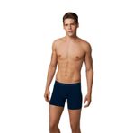 DOREANSE 1742 ERKEK PAMUKLU 3 LÜ ANTRASİT-SİYAH-LACİVERT BOXER ANT-LAC-SİYAH M