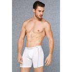 DOREANSE 1780 ERKEK MODAL ÇİZGİLİ BEYAZ BOXER - 2XL