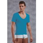 Doreanse 2820 Erkek Modal Derin V Yaka Kısa Kol T Shirt