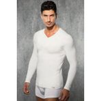 Doreanse 2985 Erkek Çift Etkili Ekstra Viloft Termal Uzun Kol V Yaka İçlik T-shirt