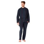 Doreanse 4500 Erkek Modal Uzun Kol Hırka T-Shirt Pijama Takımı