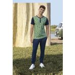 Doreanse 4783 Yeşil Erkek Pijama Takım