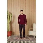 Doreanse 4844 Bordo Erkek Pijama Takım