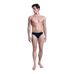 Doreanse Erkek Logo Baskılı Slip Mayo 3844-siyah