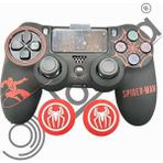 Doreka Ps4 Dualshock Spider-Man Koruyucu Silikon Kılıf ve Analog Korucusu - Kamuflaj Yeşil